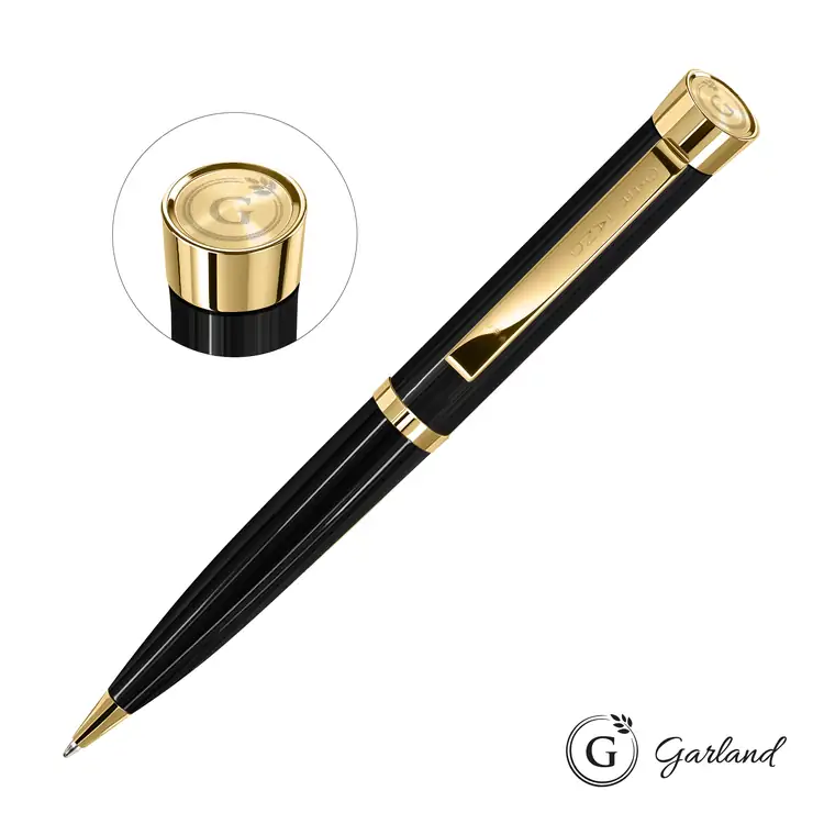 Garland Executive Color Emblem Ballpoint Pen - Gold #5