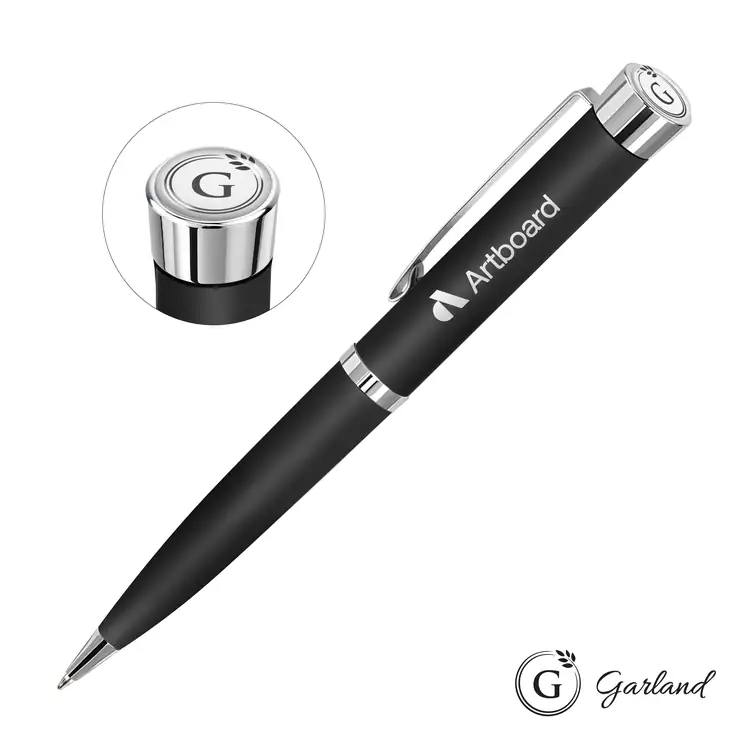 Stylo-bille Garland Executive Color avec garnitures chromées #3