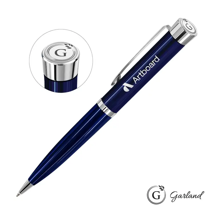 Stylo-bille Garland Executive Color avec garnitures chromées #4