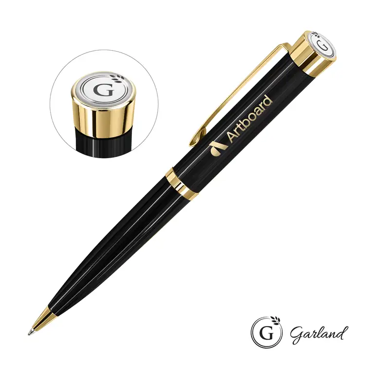 Stylo-bille Garland Executive Color avec garnitures dorées #2