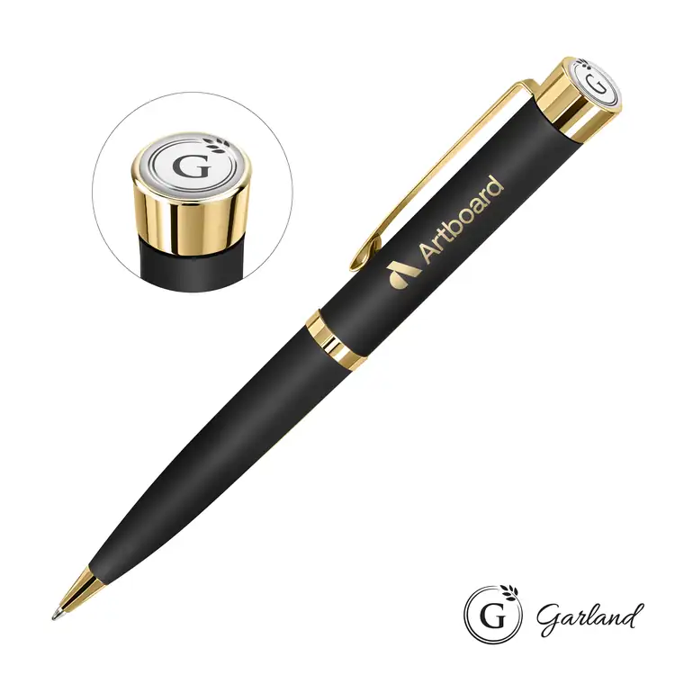 Stylo-bille Garland Executive Color avec garnitures dorées #3