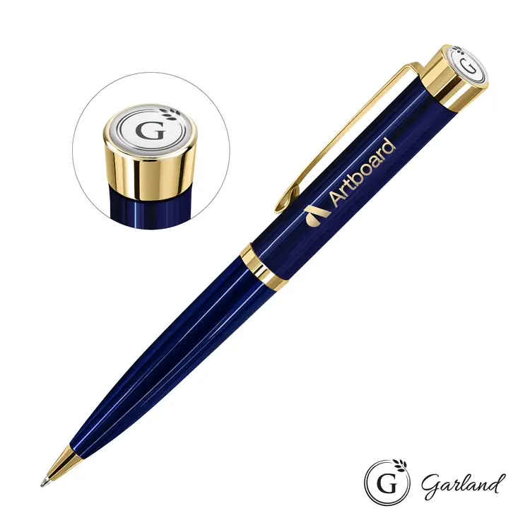 Stylo-bille Garland Executive Color avec garnitures dorées #4