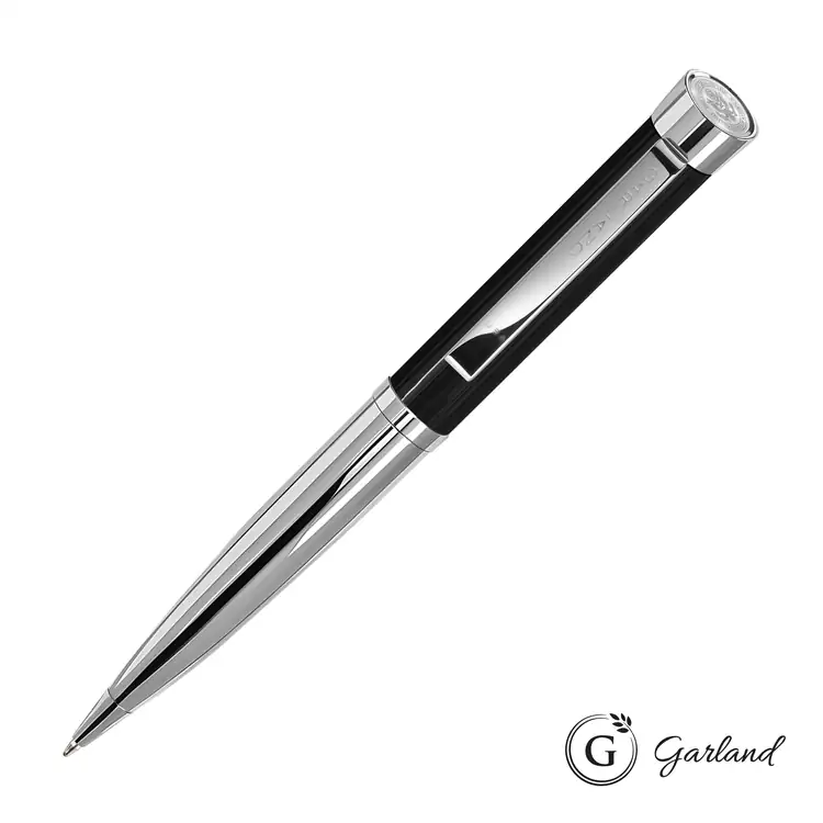 Stylo-bille Garland Executive Custom Emblem Monogram avec garnitures chromées #5