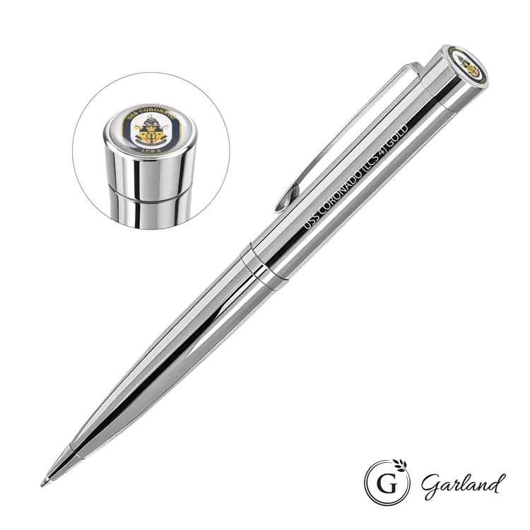 Garland Executive Custom Signature Ballpoint Pen - Chrome