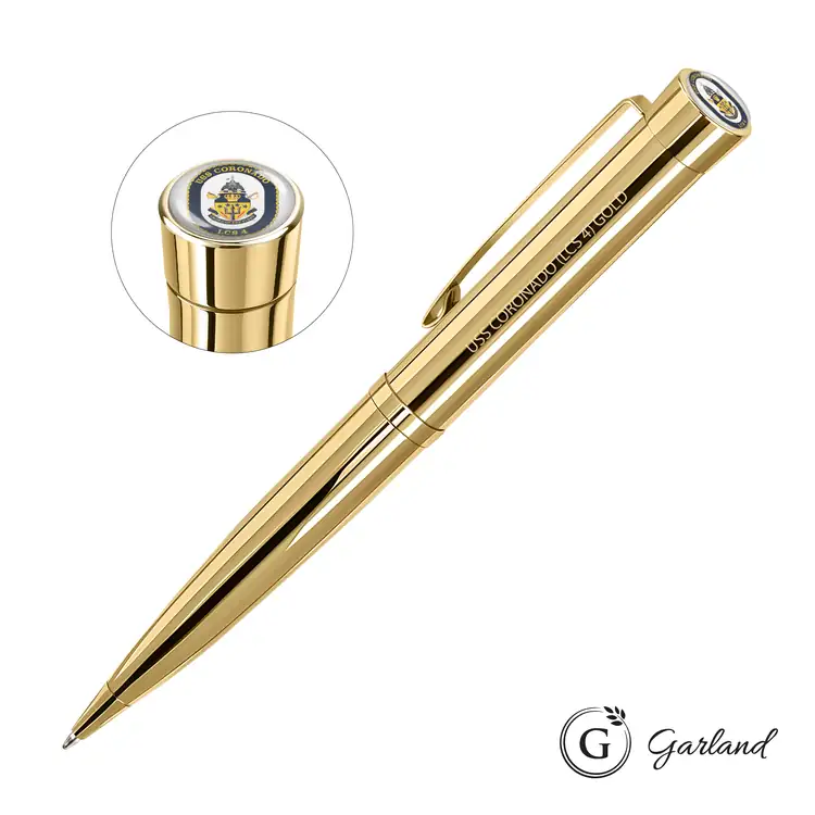 Garland Executive Custom Signature Ballpoint Pen - Gold