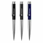 Stylo-bille Garland Executive Emblem Monogram avec garnitures chromées