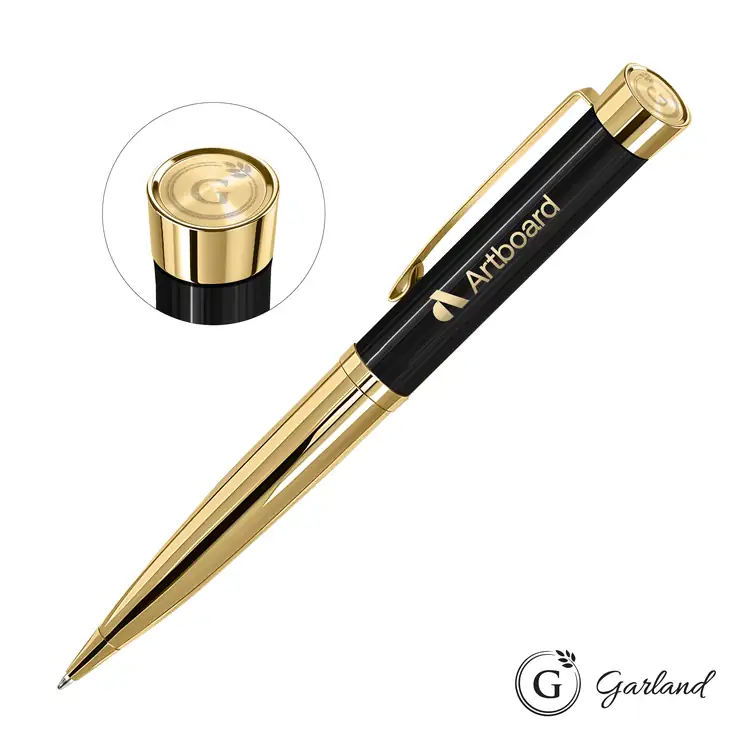 Garland Executive Emblem Monogram Ballpoint Pen - Gold #2