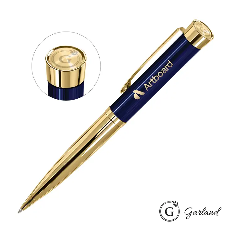 Garland Executive Emblem Monogram Ballpoint Pen - Gold #4
