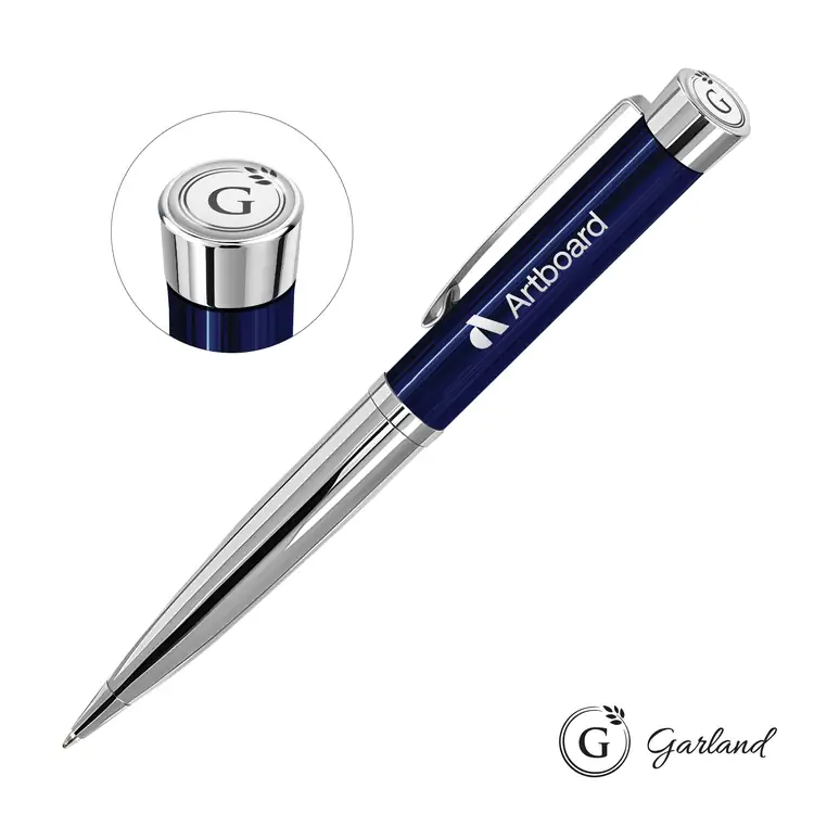 Garland Executive Monogram Ballpoint Pen - Chrome #3