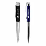 Stylo-bille Garland Executive Monogram avec garnitures chromées