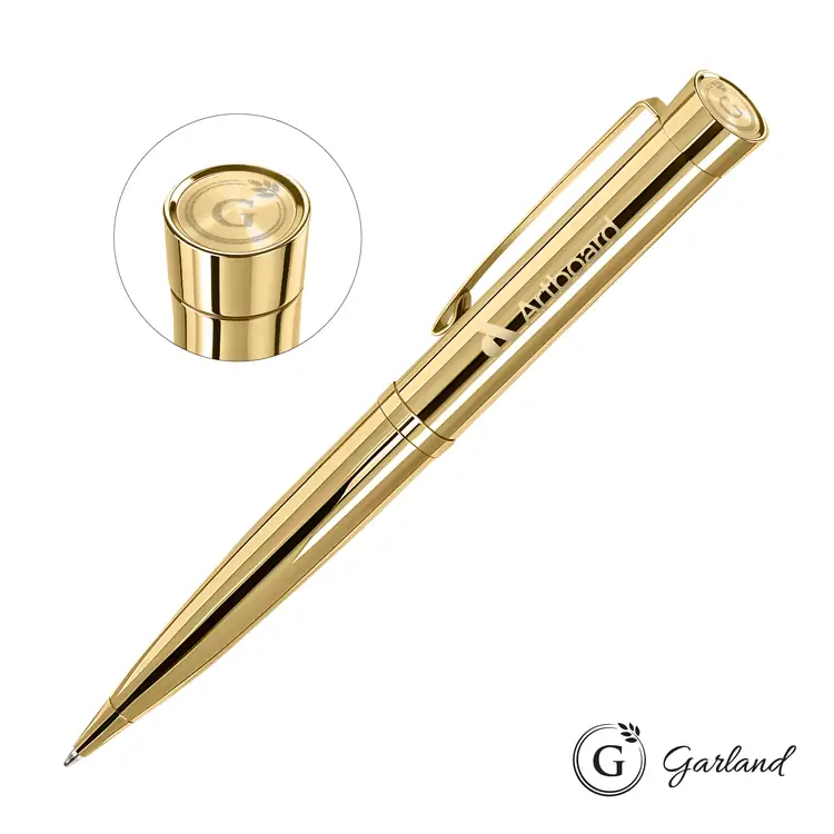 Garland Executive Signature Emblem Ballpoint Pen - Gold