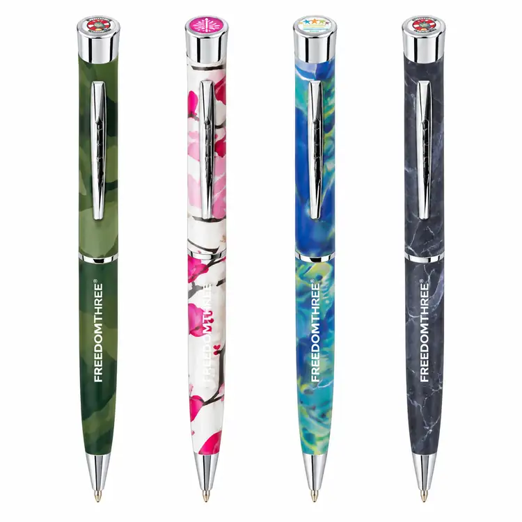 Garland Liberty Custom Ballpoint Pen - Chrome