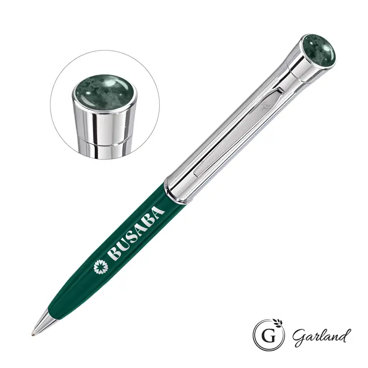 Stylo-bille Garland Monogram Aura avec garnitures chromées #5