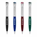 Stylo-bille Garland Monogram Aura avec garnitures chromées