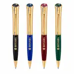 Stylo-bille Garland Monogram Aura avec garnitures dorées