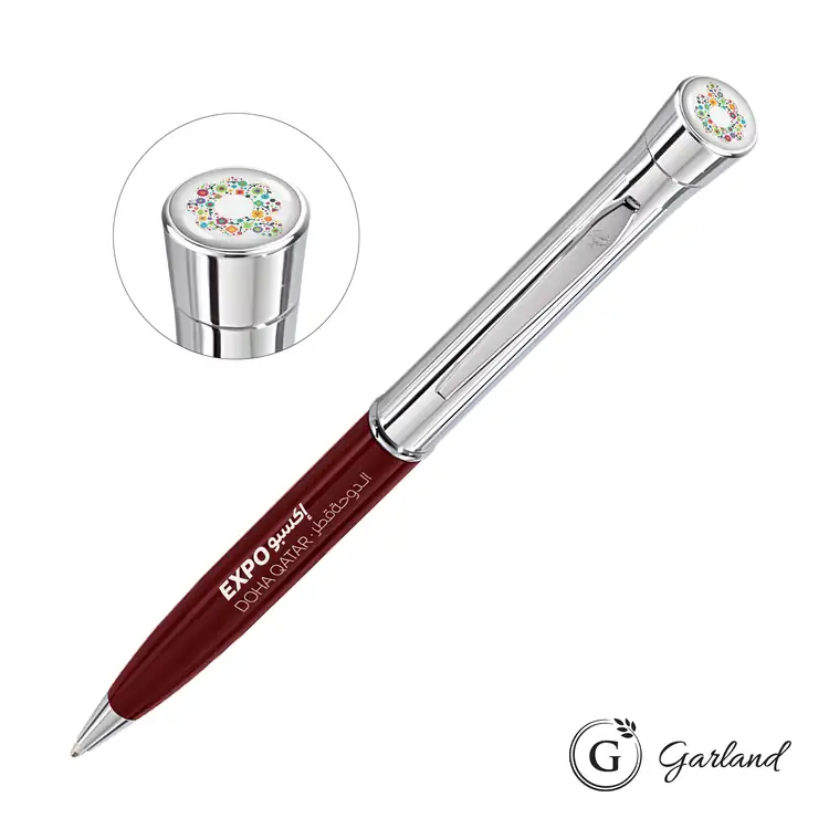 Garland Monogram Custom Ballpoint Pen - Chrome #4