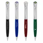 Stylo-bille Garland Monogram Custom avec garnitures chromées
