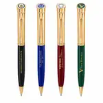 Stylo-bille Garland Monogram Custom avec garnitures dorées
