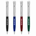 Stylo-bille Garland Monogram avec garnitures chromées