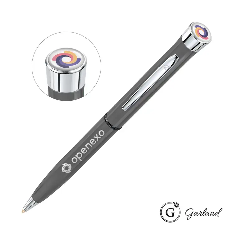 Garland Recycled Custom Ballpoint Pen - Chrome #2