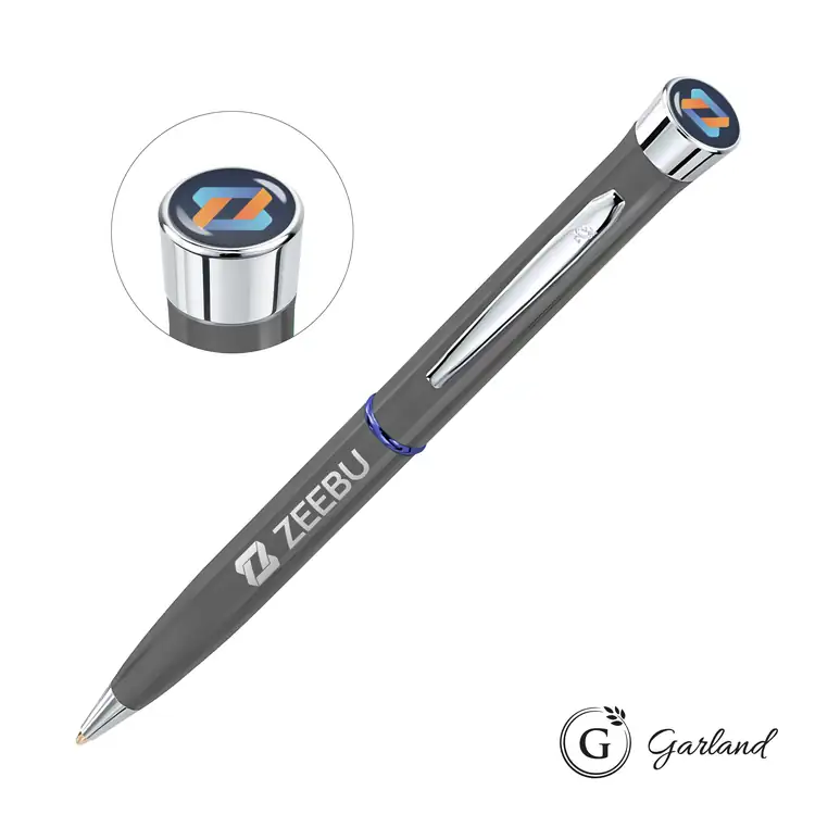 Garland Recycled Custom Ballpoint Pen - Chrome #3