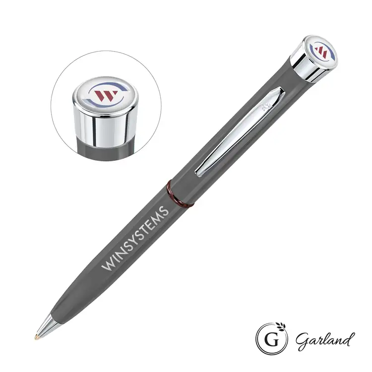 Garland Recycled Custom Ballpoint Pen - Chrome #6