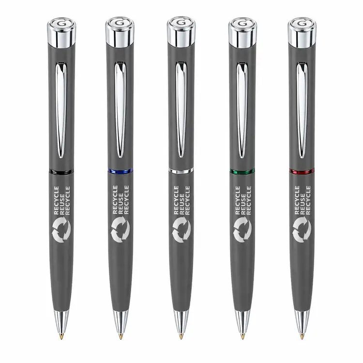 Garland Recycled Ballpoint Pen - Chrome