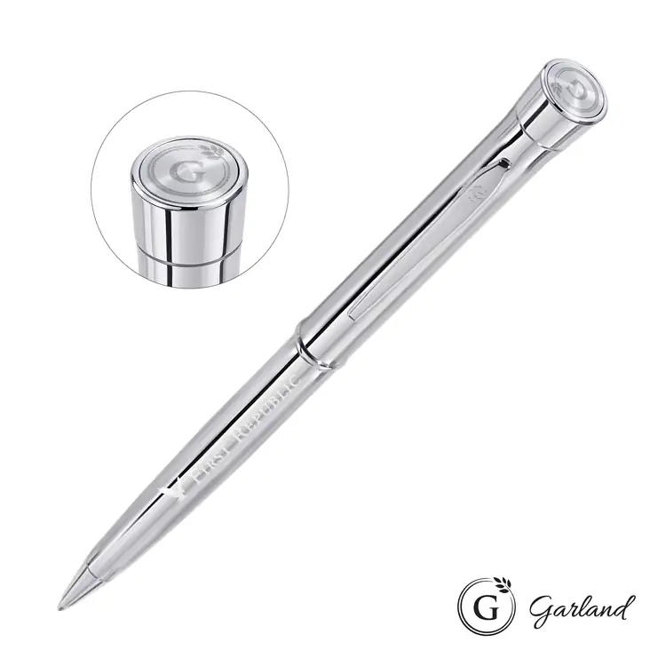 Garland Signature Emblem Ballpoint Pen - Chrome #2