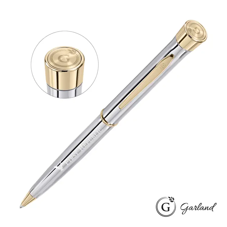 Garland Signature Emblem Ballpoint Pen - Chrome #3