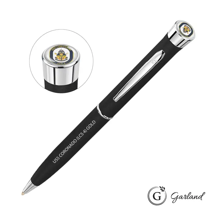 Garland Tactical Custom Textured Ballpoint Pen - Chrome #2
