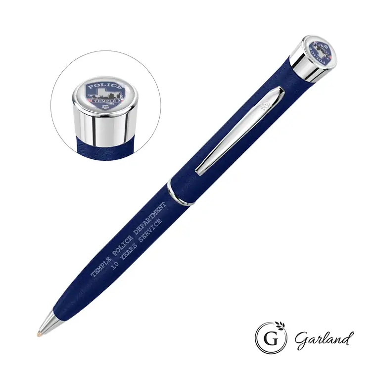 Garland Tactical Custom Textured Ballpoint Pen - Chrome #3