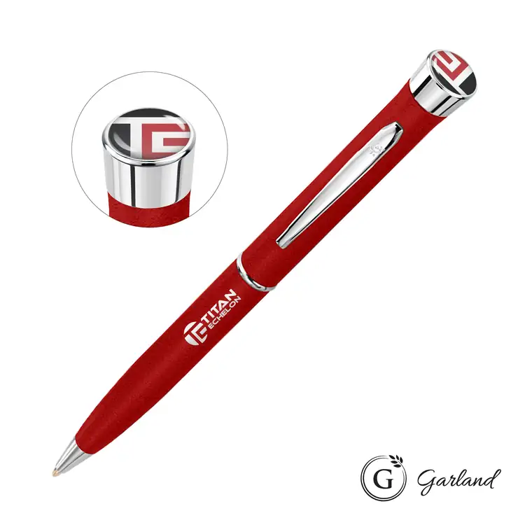 Garland Tactical Custom Textured Ballpoint Pen - Chrome #4