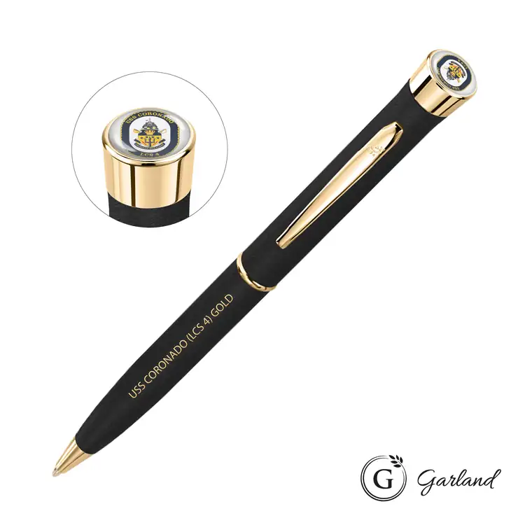 Stylo-bille Garland Tactical Custom Textured avec garnitures dorées #2