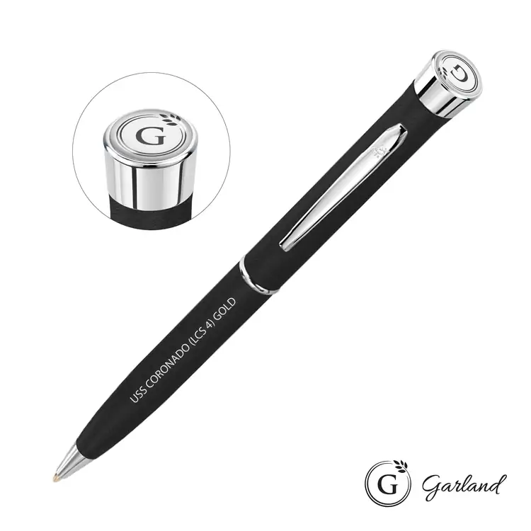 Stylo-bille Garland Tactical Textured avec garnitures chromées #2