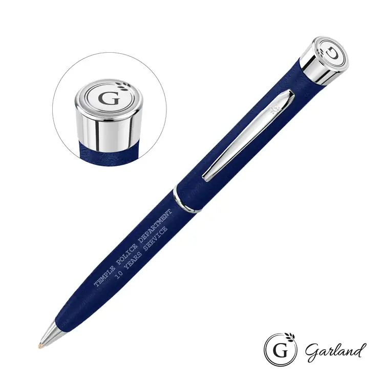 Stylo-bille Garland Tactical Textured avec garnitures chromées #3