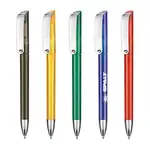 Stylo-bille Glossy Transparent à rotation