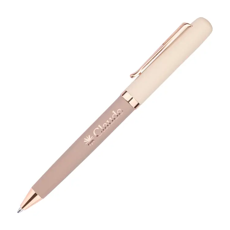 Goldfinch Dual Toned Ballpoint Pen w/Rose Gold Accents #3
