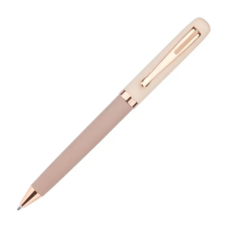 Goldfinch Dual Toned Ballpoint Pen w/Rose Gold Accents #6