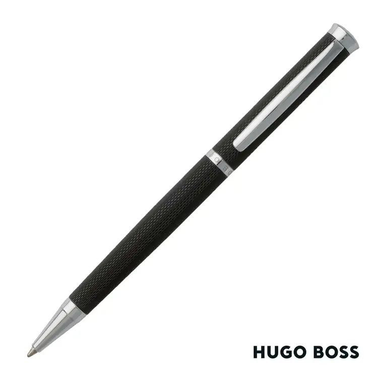 Hugo Boss Sophisticated Ballpoint Pen with Diamond-Cut Finish #3