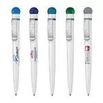 Stylo-bille Satellite avec bouton en caoutchouc