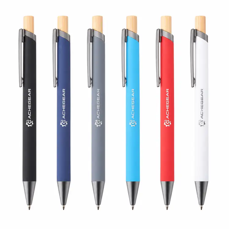 Shearwater Ballpoint Pen w/Bamboo Clicker