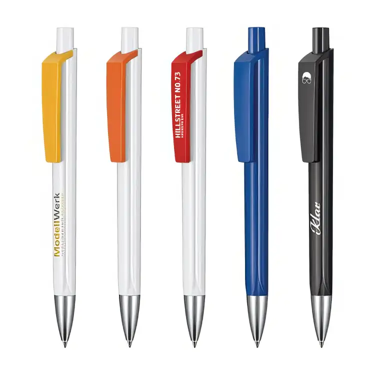 Tri-Star Glossy Triangular Ballpoint Pen