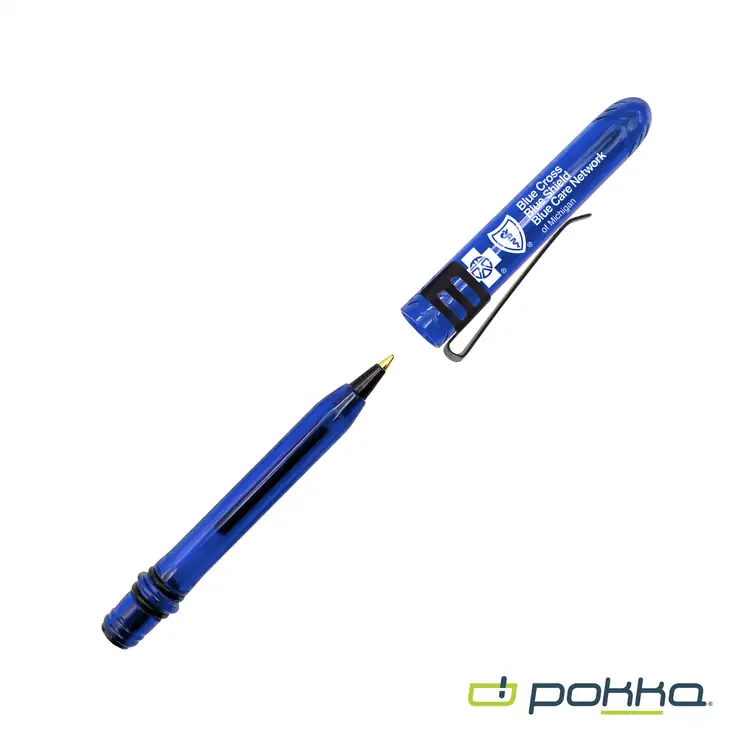 Stylo de poche Pokka avec agrafe en boîte métallique #11