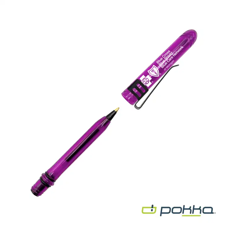 Stylo de poche Pokka avec agrafe en boîte métallique #13