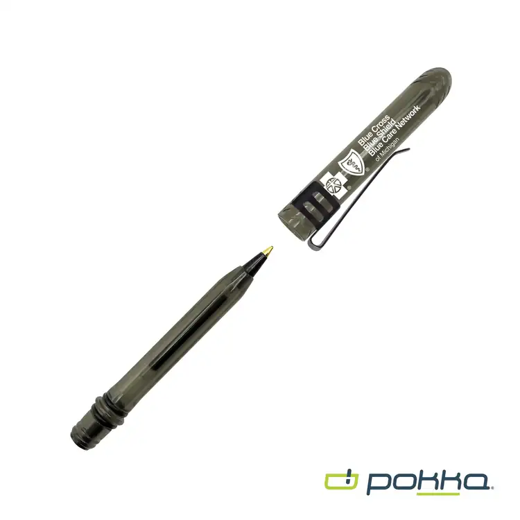 Stylo de poche Pokka avec agrafe en boîte métallique #15