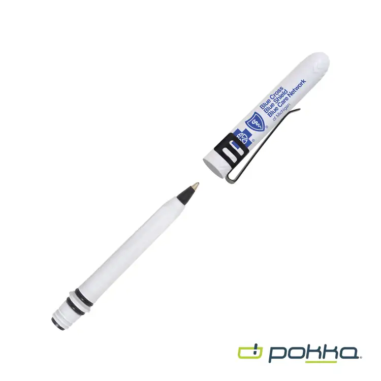 Stylo de poche Pokka avec agrafe en boîte métallique #16