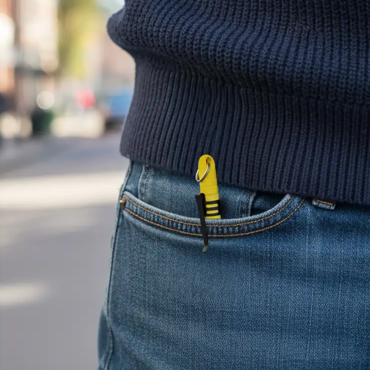 Stylo de poche Pokka avec agrafe en boîte métallique #22