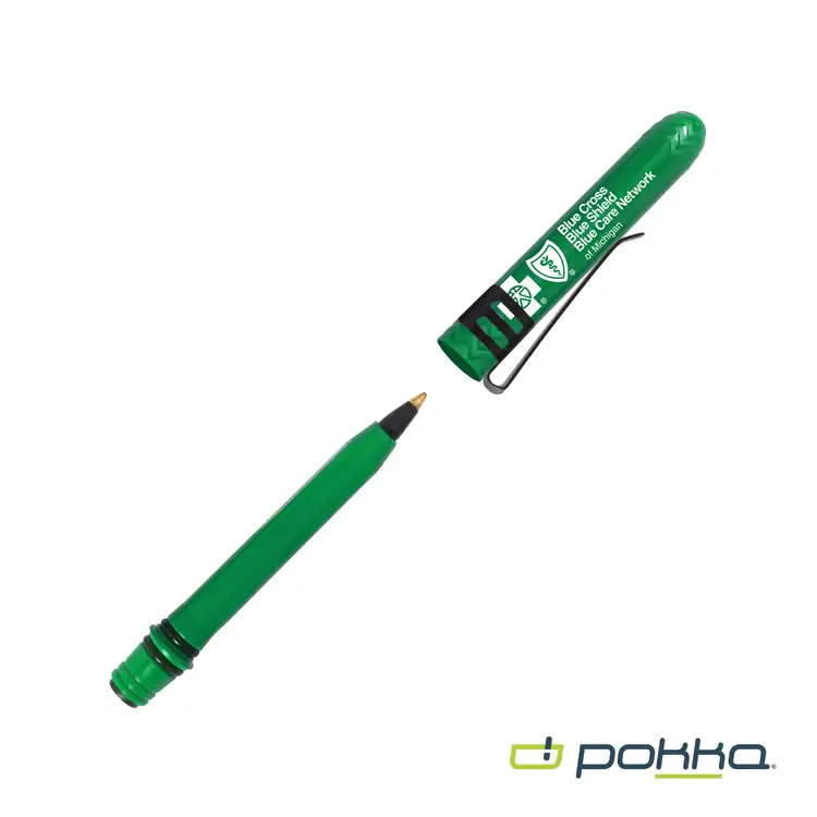 Stylo de poche Pokka avec agrafe en boîte métallique #5