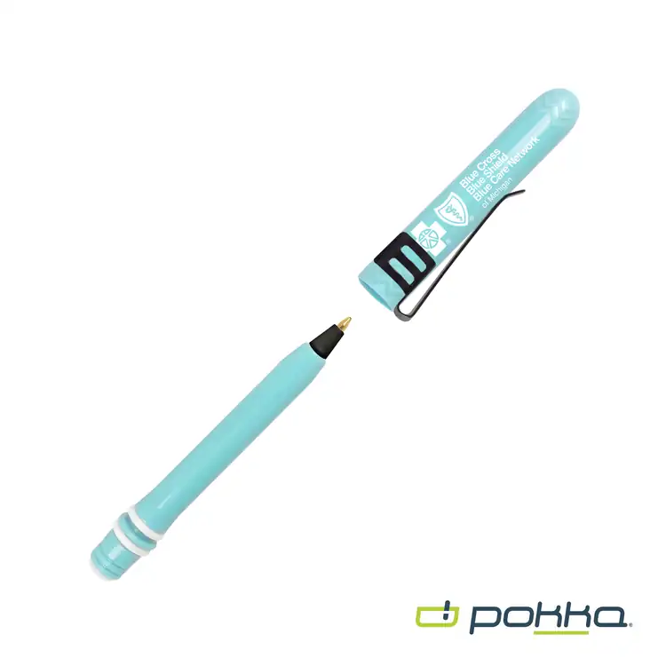 Stylo de poche Pokka avec agrafe en boîte métallique #6