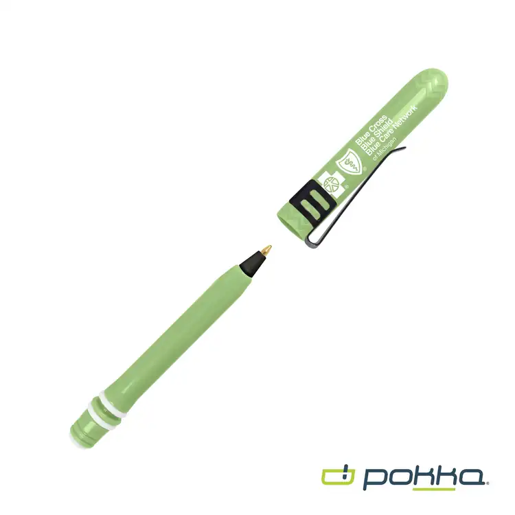 Stylo de poche Pokka avec agrafe en boîte métallique #7